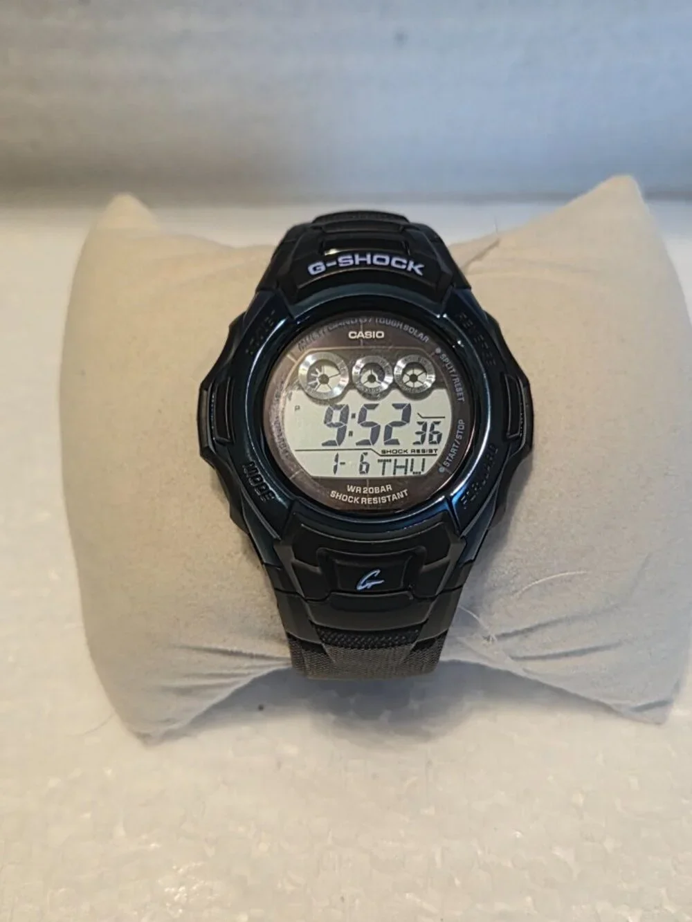 Casio G Shock Digital Tough Solar Blue and black